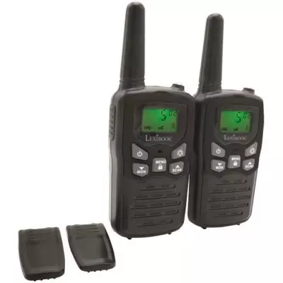 Talkie-Walkies LEXIBOOK noirs - Portée 8 km