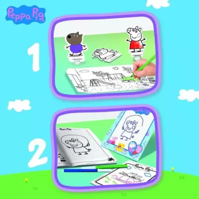 Sac à dos école de dessin Peppa Pig - LISCIANI: idéal pour les petits artistes