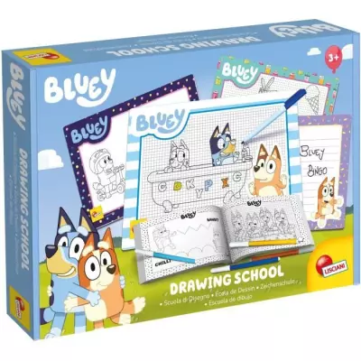 Kit complet d'apprentissage du dessin Bluey - Ecole de dessin - LISCIANI