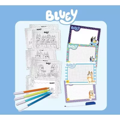Kit complet d'apprentissage du dessin Bluey - Ecole de dessin - LISCIANI