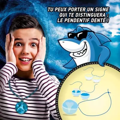 Kit scientifique Crazy Science - Requins & dinosaures - Slime et oeufs à creuser