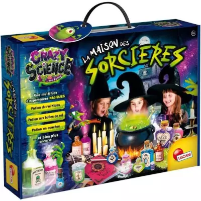 Kit magique LISCIANI - Crazy Science - Maison des sorcieres - Découvertes originales