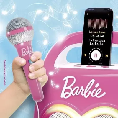 Enceinte Bluetooth Barbie Party avec Micro - Idéal pour chanter et danser