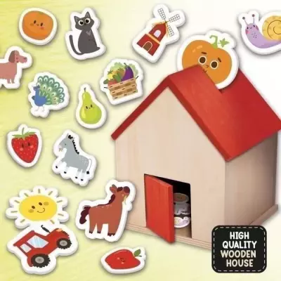 Jeux éducatifs Montessori Baby Bois - Ferme & Maison - Concentration et logique