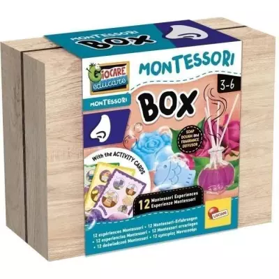 Kit sensoriel Montessori Box : Créer des savons parfumés - Essences et diffuseur