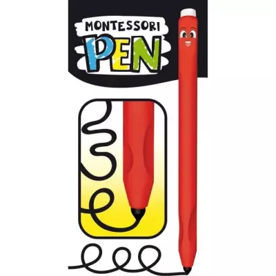 Kit de dessin Montessori Pen - Activités créatives - Stylo ergonomique et tableaux effaçables