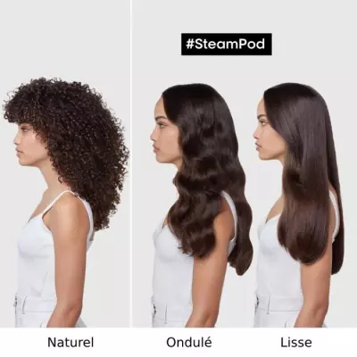 Lisseur-boucleur vapeur SteamPod 4: Coiffure parfaite en un clin d'œil