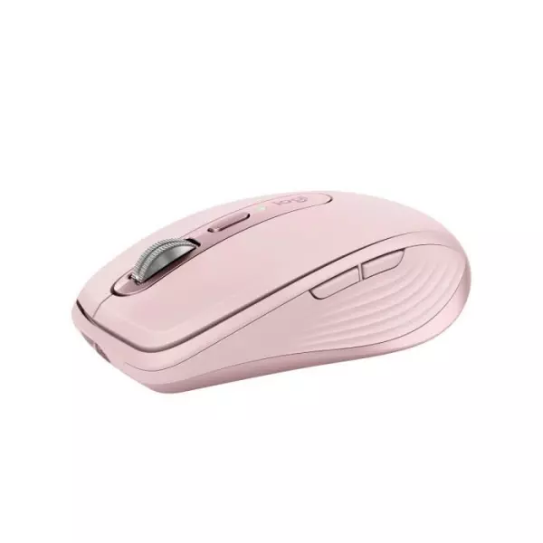 Souris Logitech MX Anywhere 3S Souris Sans Fil Silencieuse, Compacte, Defilement Rapide, Suivi toute Surface en 8K DPI - Rose