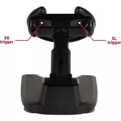 Volant Racing Wheel - Manette Joy-Con Nintendo Switch 2 - Konix - Compatible Mario Kart World - Fixation ventouse - Noir