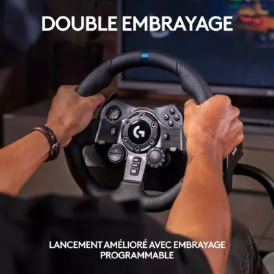 Volant de course et pédales G923 - Logitech G - PS5, PS4, PC