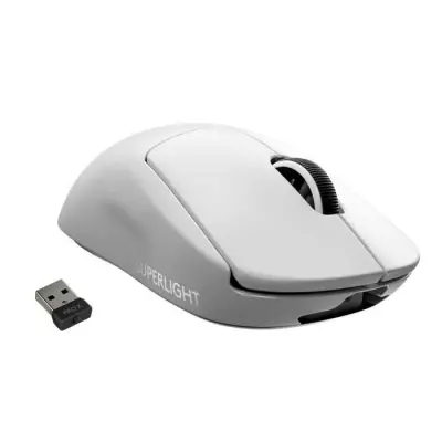 Souris gamer sans fil Logitech G Pro X Superlight Blanche