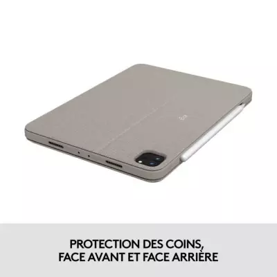 Etui Clavier Détachable LOGITECH Combo Touch pour iPad Pro 11" - Sable