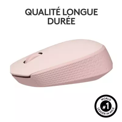 Souris Logitech M171 Sans Fil Ambidextre Rose - Compacte et pratique