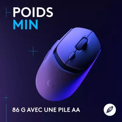 Souris gamer sans fil Logitech G309 - Blanche: compacte et performante