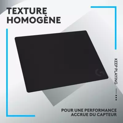 Tapis de souris gamer Logitech G740 noir - Dimensions 10x42x9 cm