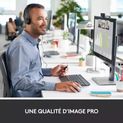 Webcam Full HD 1080p Logitech C920 S - Compacte et performante