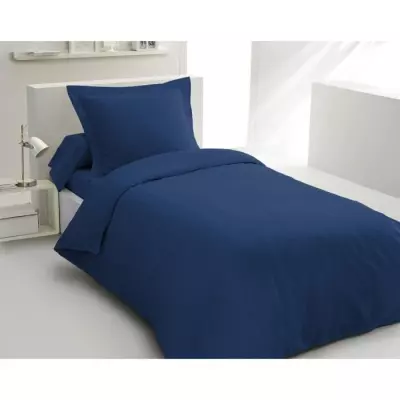 Parure de couette Lovely Home 140x200 cm en coton bleu