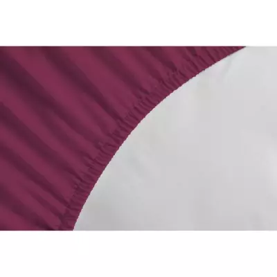 Drap-housse "LOVELY HOME" 90x190+30 cm - Fuchsia