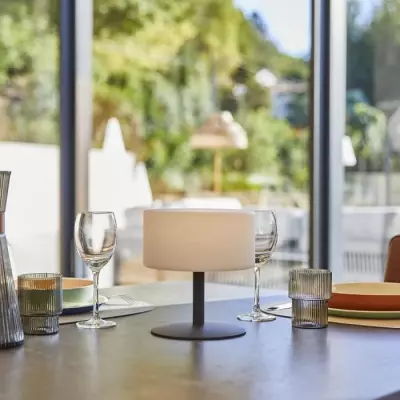 Lampe de table sans fil LUMISKY - ATLAS Rock - Gris