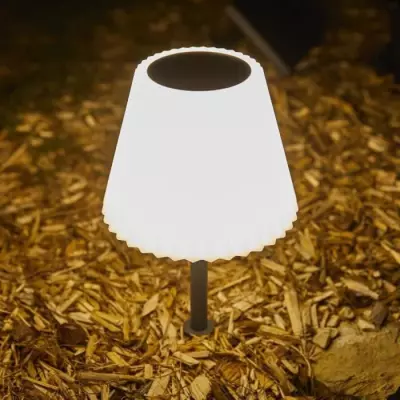 Lampe de table solaire 2 en 1 - LUMISKY - LED blanc dimmable