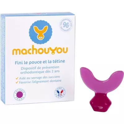 Anneau de dentition Machouyou pour les premières dents - Prune dès 2 ans