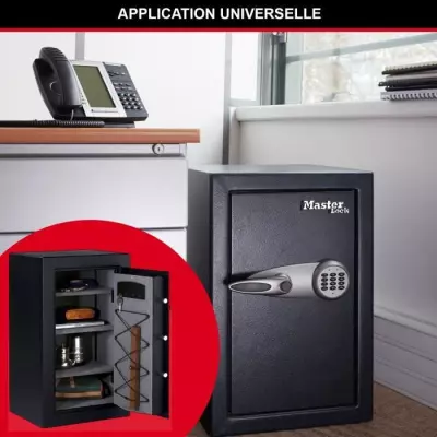 Coffre-Fort Haute Sécurité 169 L, Combinaison Électronique