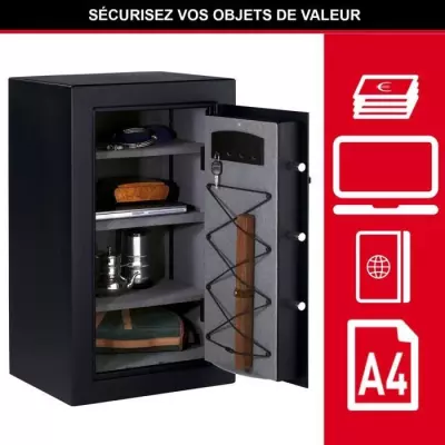 Coffre-Fort Haute Sécurité 169 L, Combinaison Électronique