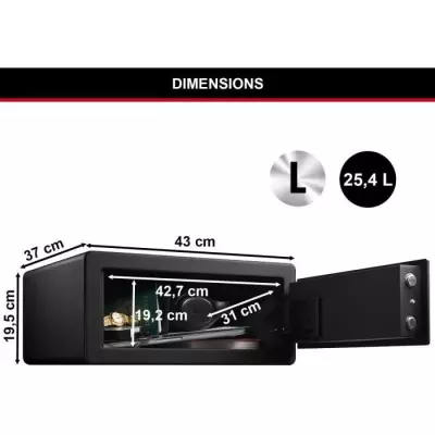 Coffre-fort biométrique Master Lock LX110BEURHRO - Protection des biens de valeur