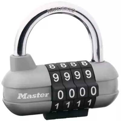 Cadenas à Combinaison Master Lock Gris - Sécurité Compacte