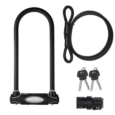 Antivol U avec Câble MASTER LOCK XL - Sécurité maximale