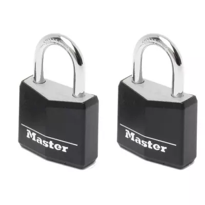 Protégez vos effets personnels avec ces cadenas en aluminium Masterlock 30mm - Lot de 2