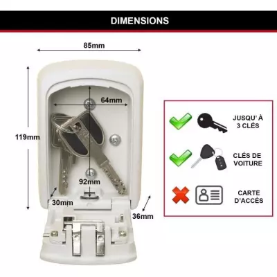 Armoire de sécurité robuste Masterlock 5401EURD - Format M