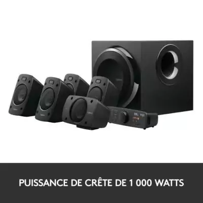 Enceinte PC - Filaire - Logitech - Z906 - Noir Enceinte PC - Filaire - Logitech - Z906 - Noir