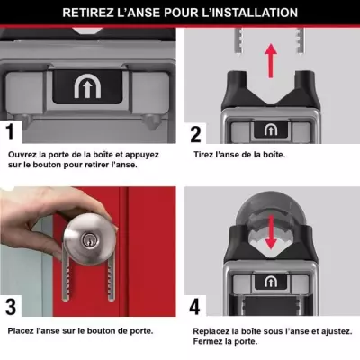 Armoire de sécurité Masterlock Boîte à clés 5420EURD Compact - COFFRE FORT