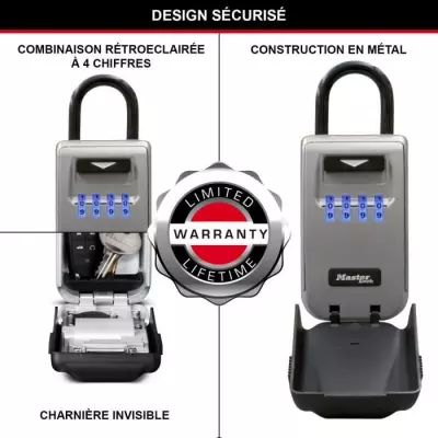 Armoire de sécurité Masterlock Boîte à clés 5424EURD Format M 