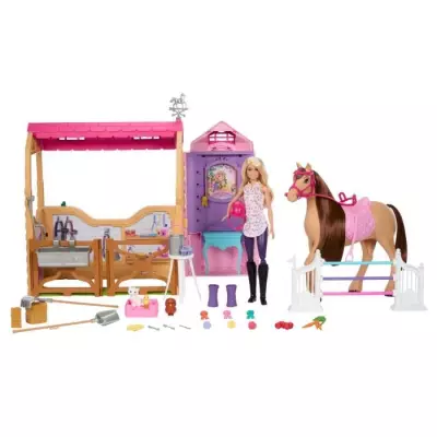 Barbie – Coffret Écurie Ultime Mysteries : The Great Horse Chase