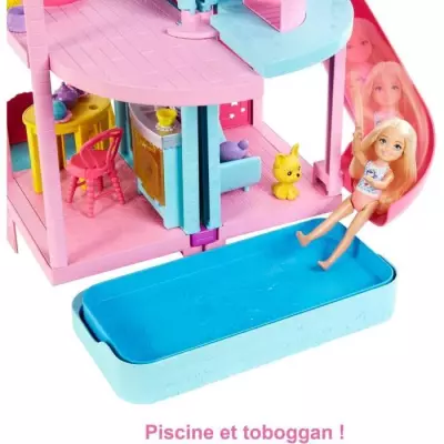 La maison de Chelsea et ses animaux Barbie, 50 cm: jeu de poupée impressionnant