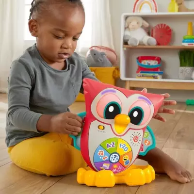 Éveillez les sens avec Fisher-Price Élisabeth la Chouette Linkimals HJM69