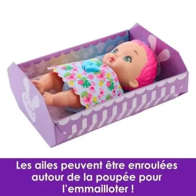 Poupon flamant rose interactif 30 cm - Fait pipi!