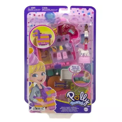 Coffret Piñata Polly Pocket: Fête en Folie!