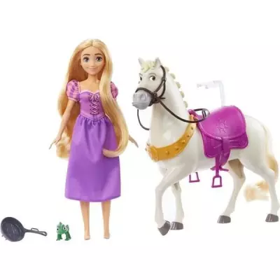 Coffret Disney Raiponce et Maximus - Poupée de Collection