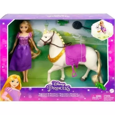 Coffret Disney Raiponce et Maximus - Poupée de Collection