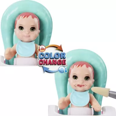 Barbie Skipper Coffret Babysitters Inc, 1 poupée, 1 bébé, accessoires - POUPEE