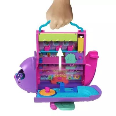 Polly Pocket Coffret Avion Chaton Transformable