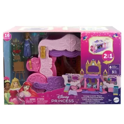 Disney Princess Princesses Disney – Coffret Transformation Carrosse en Château