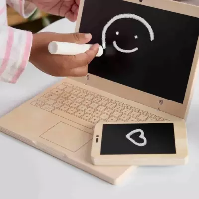 Ensemble de télétravail en bois pour enfant - FISHER-PRICE HXV11