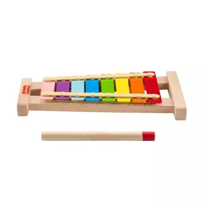 Xylophone en bois Fisher-Price avec 2 pièces - Jouet musical 