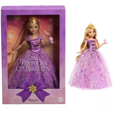 Poupée Raiponce Fête d'Anniversaire Disney Princesses - HYC38 Poupée Raiponce Fête d'Anniversaire Disney Princesses - HYC38