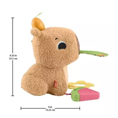 Peluche Fisher-Price Mon Capybara Câlins avec Anneau De Dentition Et Hochet Peluche Fisher-Price Mon Capybara Câlins avec Anneau De Dentition Et Hochet
