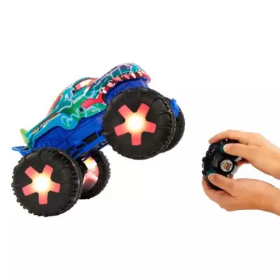 Véhicule télécommandé Hot Wheels Monster Trucks Mega-Wrex 1/15 JBD90